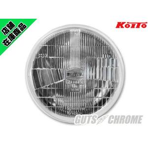 ハーレー ラウンドリム ヘッドライト 4.5インチ ガッツクローム 極美品 GUTS CHROME（ガッツ クローム） 4．5インチ ラウンドリムヘッドライト