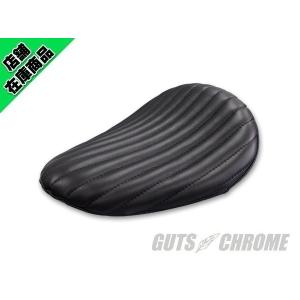 GUTS CHROME（ガッツ クローム） HardRide レザーソロシート クロス