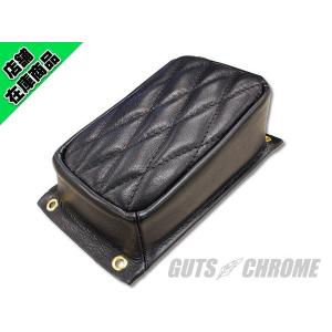 GUTS CHROME（ガッツ クローム） HardRide レザーソロシート クロス