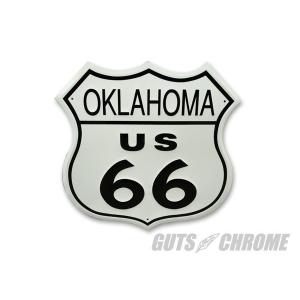メタルサイン Route 66 Oklahoma｜gutschrome