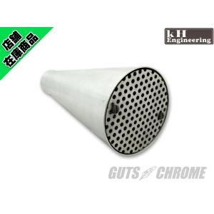 NEW 爆音管 グロスブラック 鉄 メガホンマフラー インナーサイレンサー