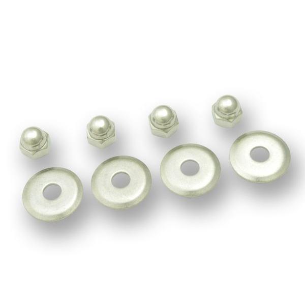 ■Z/KZ フロントステップマウントナット&amp;ワッシャセットステンレス  (Z1/Z2/RS/Z750...