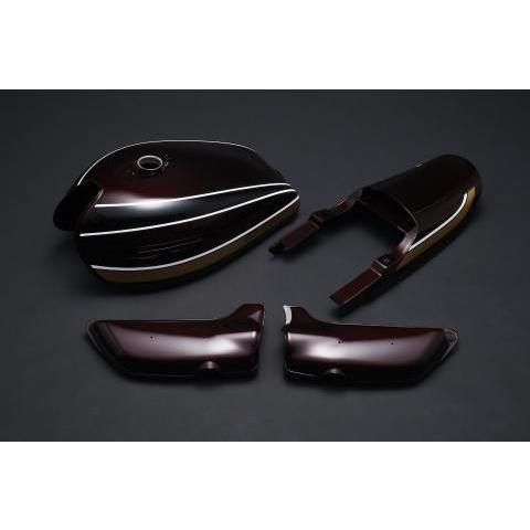 ▼Z1 Z2 75年 玉虫マルーン外装セット　(Z1/Z2/ZI/ZII/Z750/Z900/Z10...