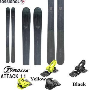 【旧モデルスキー板 ビンディングセット】ロシニョール ROSSIGNOL SENDER 106 TI PLUS OPEN 金具付き2点セット(TYROLIA ATTACK 11 GW)