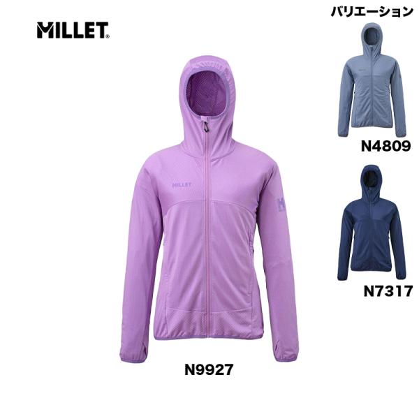 ミレー MILLET MIDDLER MESH HOODIE W ミドラーメッシュフーディ ウィメン...