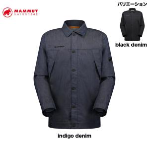 マムート MAMMUT Chalk Denim Jacket AF Men 1012-00710  メンズ アウター アウトドアウエア black denim indigo denim【24春夏】XS S M L XL｜GUTS OUTDOOR SHOP