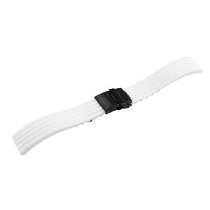 腕時計 ラバー ベルト 20mm 白 直カン MR02WH ...