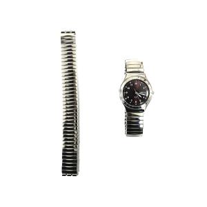 腕時計 蛇腹 ベルト ラグ 伸縮 フィットカン 16mm から 23mm まで