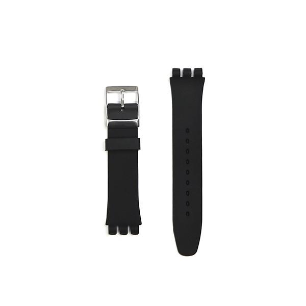 スウォッチ swatch ベルト 16mm 17mm 19mm 20mm ホールレス シリコン ラバ...