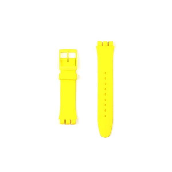 スウォッチ swatch ベルト 16mm 17mm 19mm 20mm ホールレス シリコン ラバ...