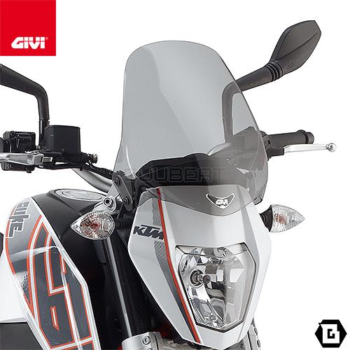 GIVI 245A スモークスクリーン（取付キット別売）｜YAMAHA MT-03 660cc／SU...