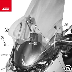 GIVI 【当店在庫セール8/17 23:59まで】GIVI 2153DT スクリーン