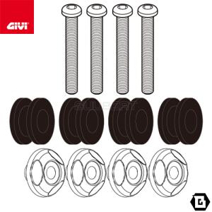 GIVI D2153KIT フィッティングキット スクリーン用／YAMAHA N-MAX 125-155 (21 - 23)専用／ジビ｜guubeat-moto