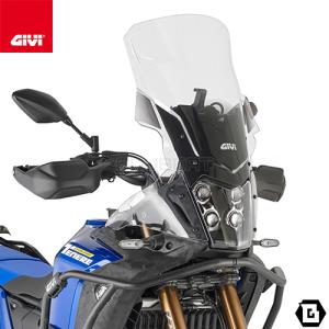 GIVI ウインドウスクリーン　トレーサー9gt＋用 トレーサー9/9GT/9GT+ 25- ウインドスクリーン 59.5x51 クリア GIVI