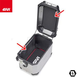 GIVI（ジビ） GIVI E134S バックレスト トップケース用｜合皮レザー