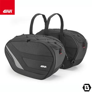 GIVI（ジビ） バイク サイドバック GIVI Easy-T EA101B 24-30L （拡張