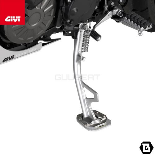 GIVI ES2119 サイドスタンド エクステンション アルミ ステンレス シルバー｜YAMAHA...
