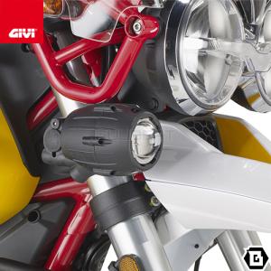 GIVI LS8203 フォグランプフィッティングキット／MOTO GUZZI V85 TT (19 - 23)専用／ジビ｜guubeat-moto