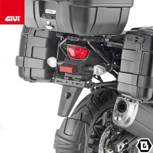 GIVI PLO3118MK サイドケースホルダー PL ONE-FIT MONOKEYサイドケース用／SUZUKI V-STROM 1050 DE (23) / SUZUKI V-STROM 1050 (20 - 23)他専用／ジビ｜GUUBEAT-MOTO