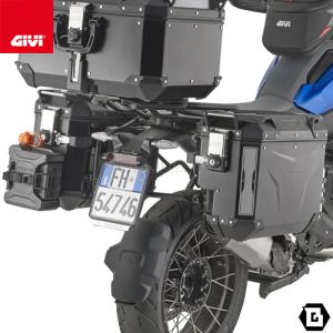 【セール6/2まで】GIVI PLOS5143CAM サイドケースホルダー TREKKER OUTBACK EVO用（PL ONE-FIT CAM-SIDE／右側専用設計／18mm径）｜BMW R 1300 GS 対応｜GUUBEAT-MOTO