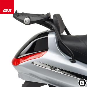 GIVI SR102M スペシャルリアラック リアキャリア／PIAGGIO X-EVO 125-250-400 (07 - 11) / PIAGGIO X8 125-150-200-250-400 (04 - 10)専用｜guubeat-moto