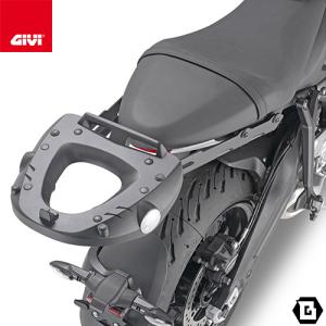 【5/5当店在庫品】GIVI SR6419 スペシャルリアラック リアキャリア／TRIUMPH TRIDENT 660 (21 - 23)専用｜guubeat-moto