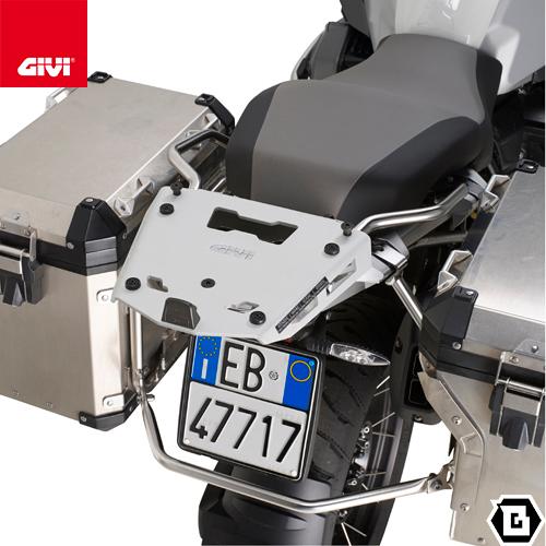 GIVI SRA5112 シルバー アルミベース一体型キャリア モノキー（MONOKEY）トップケー...