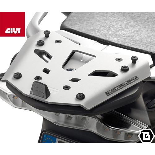 GIVI SRA5113 シルバー アルミベース一体型キャリア モノキー（MONOKEY）トップケー...