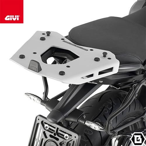GIVI SRA5117 シルバー アルミベース一体型キャリア モノキー（MONOKEY）トップケー...