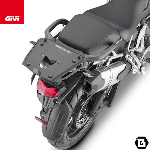 GIVI SRA6422 ブラック アルミベース一体型キャリア モノキー（MONOKEY）トップケー...