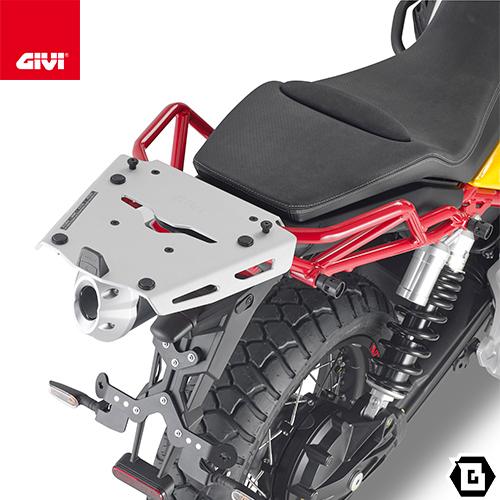 GIVI SRA8203 シルバー アルミベース一体型キャリア モノキー（MONOKEY）トップケー...