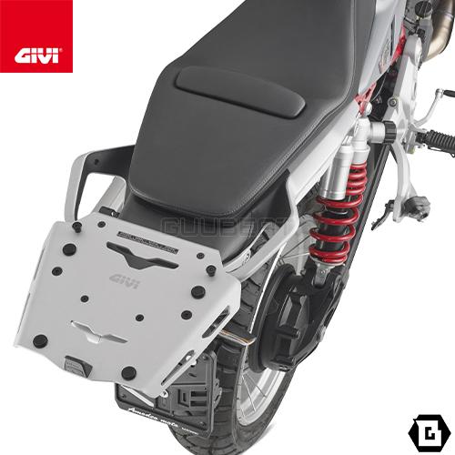 GIVI SRA8209 シルバー アルミベース一体型キャリア モノキー（MONOKEY）トップケー...