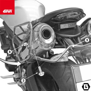 GIVI（ジビ） GIVI A5125 スモークスクリーン 汎用 小型ウインド