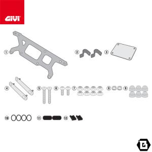 GIVI TL3116KIT S250ツールボックスフィッティングキット／SUZUKI V-STROM 250 (17 - 21)専用／ジビ｜guubeat-moto