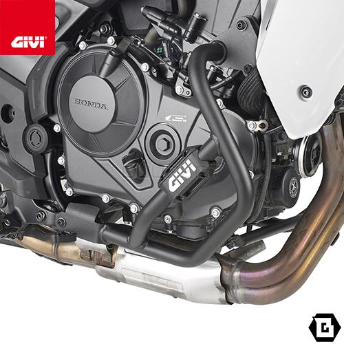 GIVI TN1201 エンジンガード クラッシュバー ブラック スチール製｜HONDA XL750...