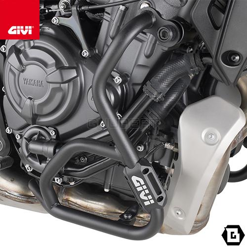 GIVI TN2148B エンジンガード クラッシュバー ブラック スチール製｜YAMAHA トレー...