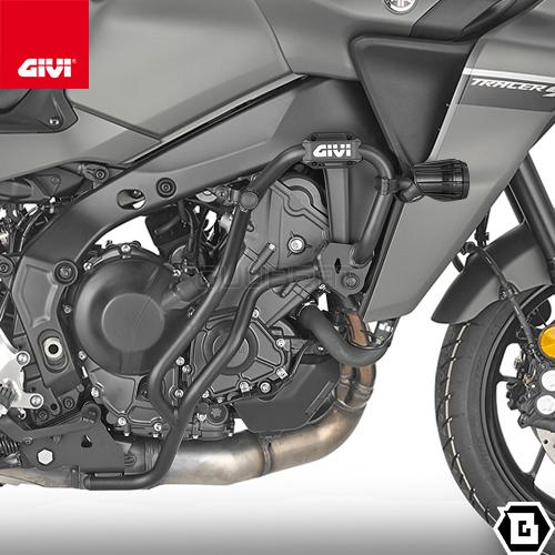 GIVI TN2159B エンジンガード クラッシュバー ブラック スチール製｜YAMAHA トレー...