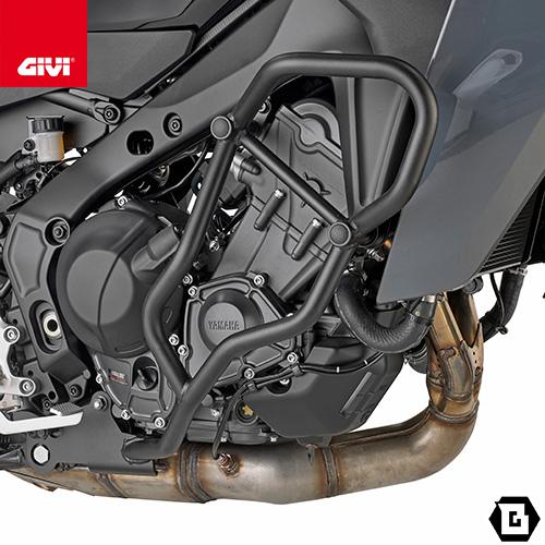 GIVI TN2171 エンジンガード クラッシュバー ブラック スチール製｜YAMAHA トレーサ...