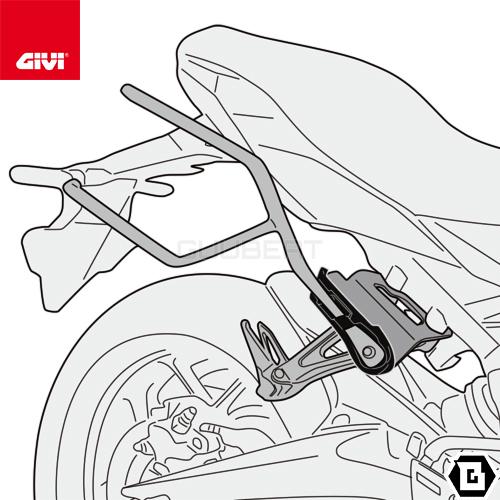 GIVI TR1185 サイドバッグホルダー REMOVE-Xクイックリリースフレーム／HONDA ...