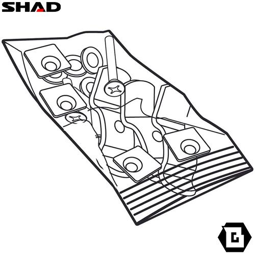 SHAD | H0CF11ST Shad Top Master Rear Rack Honda Cb...