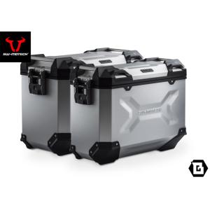 SW-MOTECH | TRAX ADV aluminium case system. Silver...