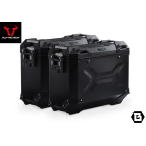 SW-MOTECH | TRAX ADV aluminium case system. Black....