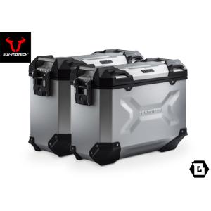 SW-MOTECH | TRAX ADV aluminium case system. Silver...