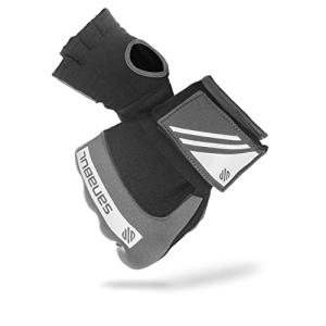 Sanabul ジェルクイックハンドラップ ボクシング キックボクシング 総合格闘技 ムエタイ チャコールグレー/ホワイト S/M