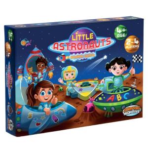 ボードゲーム Little Astronauts ボードゲーム スペースレースで太陽系を飛ばす 家族でのゲームの夜に最適 4歳以上のお子様が遊の商品画像