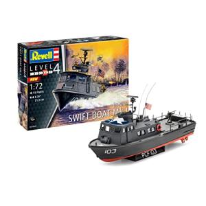 Revell 85-0321 アメリカ海軍 スイフトボート Mk.1モデル ミリタリーシップキット 1:72スケール 93ピース スキルレベル4の商品画像