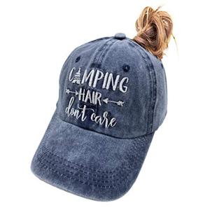 MANMESH HATT キャンピング ヘア Don't Care ポニーテールハット ヴィンテージ ウォッシュ加工 ダメージ加工 野球 お父さ