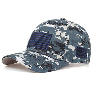 MANMESH HATT アメリカ国旗刺繍帽子 調節可能 ウォッシュ加工 アンティーク調ベースボールキャップ メンズ レディース US サイズ: