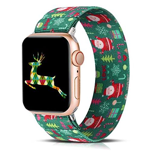 TOYOUTHS ハロウィンバンド Apple Watch対応バンド 伸縮性シュシュ 伸縮性のあるソ...