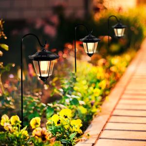 翌朝まで長持ち点灯!! GWSOLAR【Smart Lighting ガーデンライト 5個組